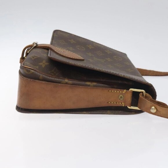 LOUIS VUITTON Monogram Cartouchiere GM Shoulder Bag Vintage M51252 Auth 129350 - Picture 3 of 15